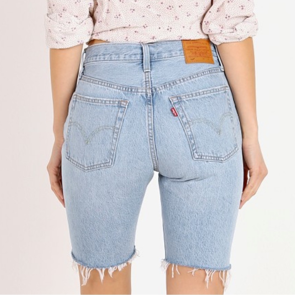 Levi's 501 Slouch jean Short Slouch Around size W25 - Picture 2 of 12